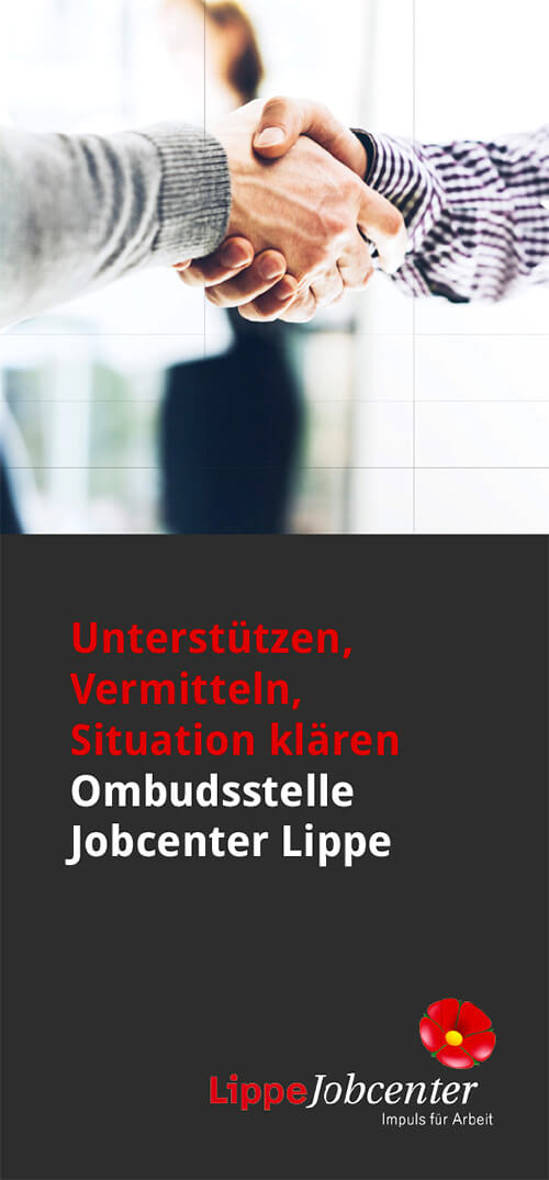 Unterstützen, Vermitteln, Situationen klären - Ombudsstelle Jobcenter Lippe